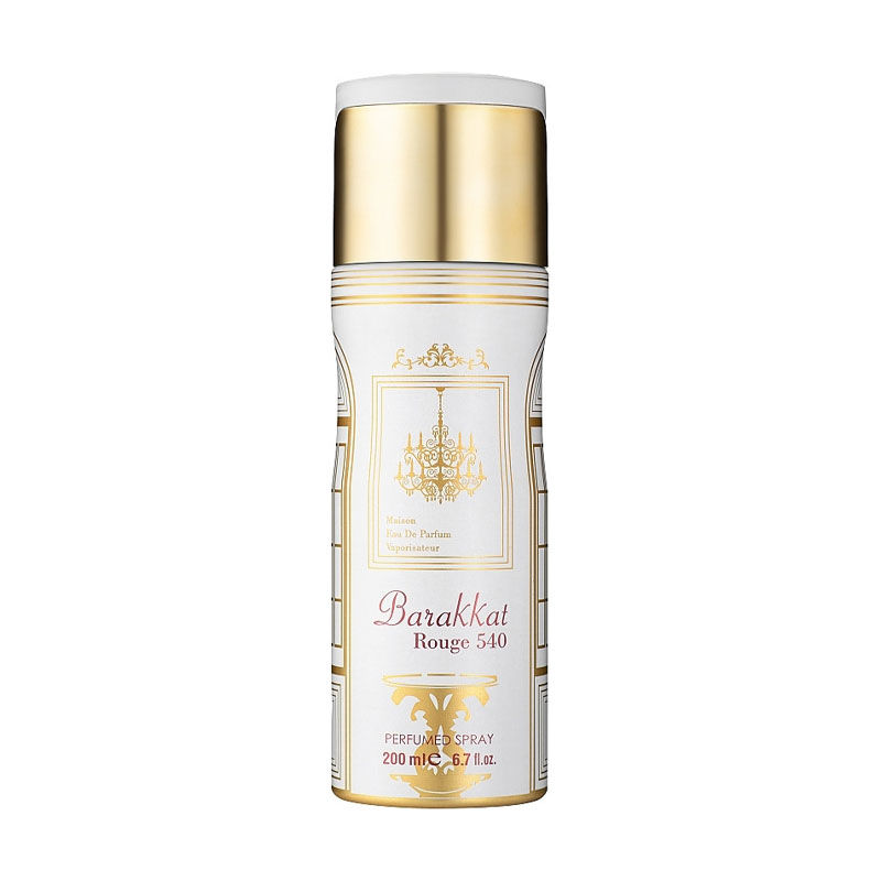 Парфумований спрей для тіла Fragrance World Barakkat Rouge 540 жіночий, 200 мл